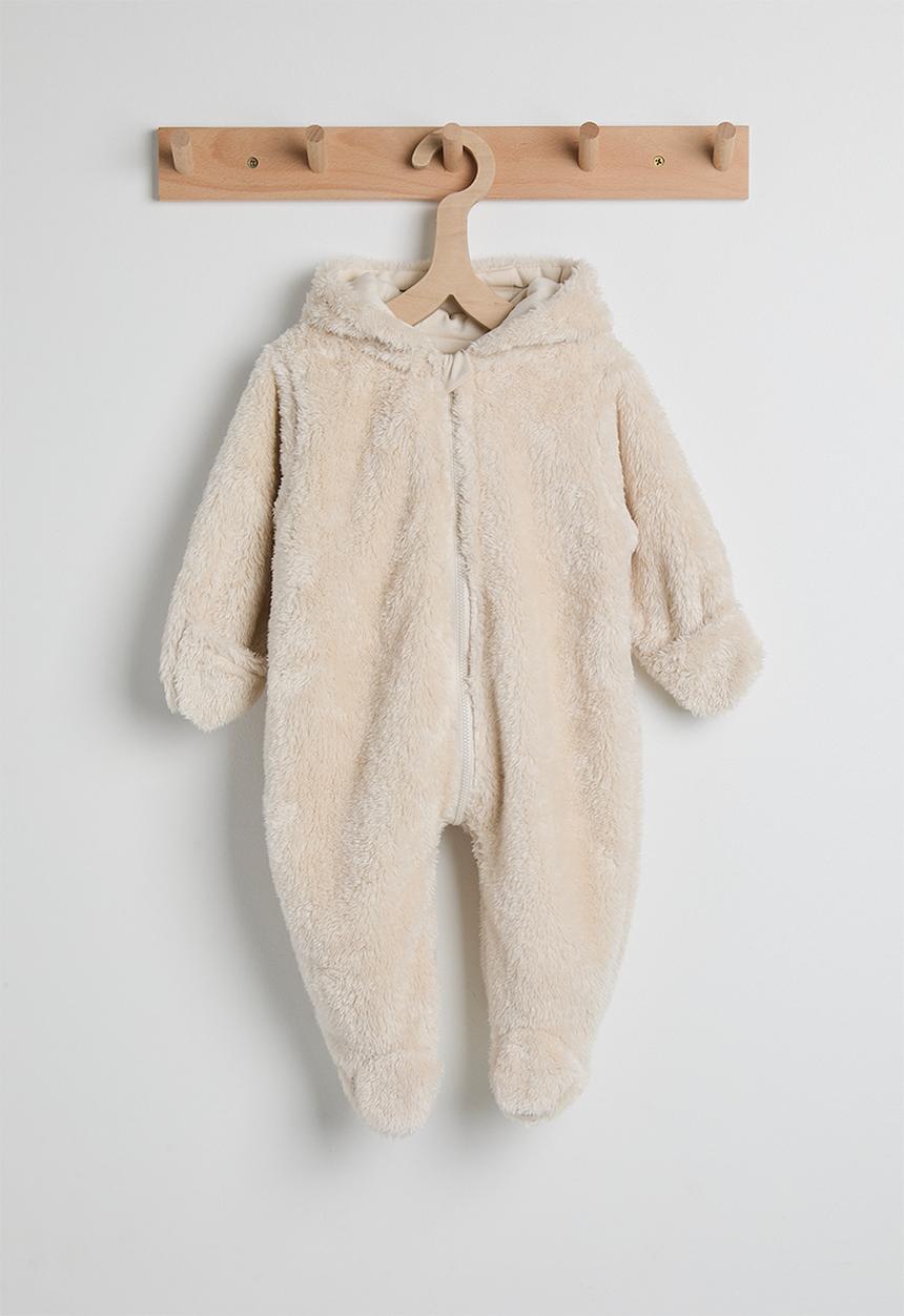 Pop Candy - Fleece bunny romper - beige