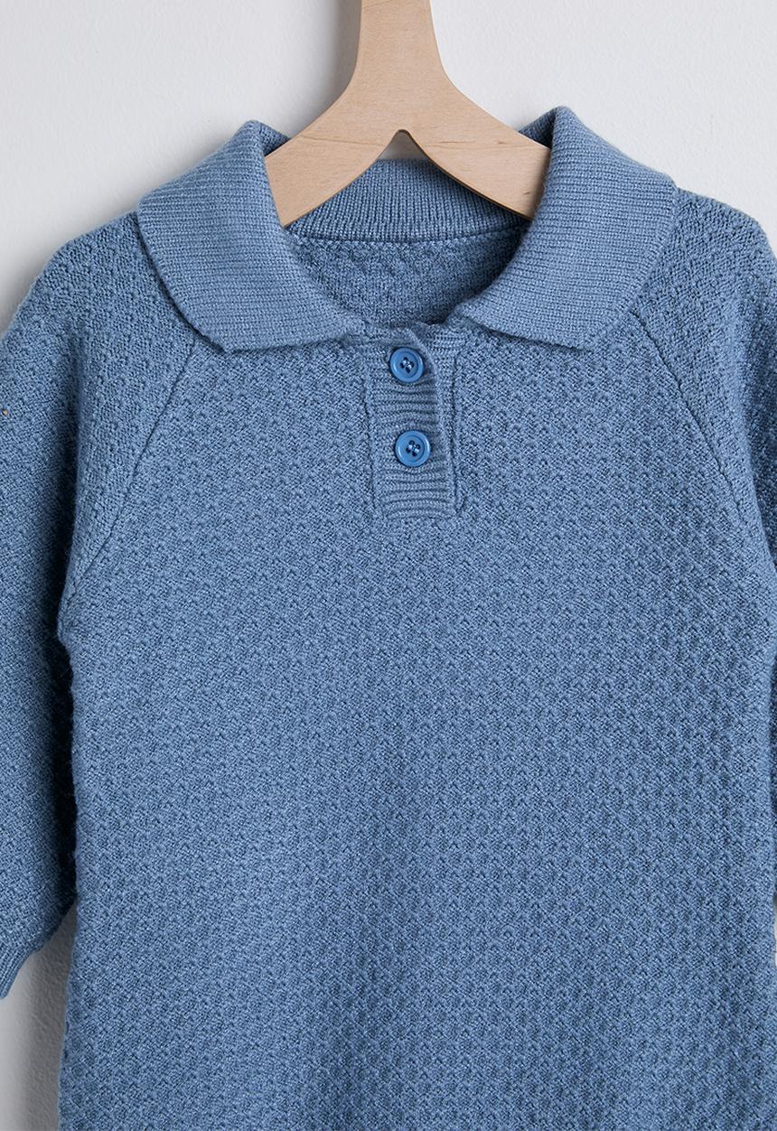Pop Candy - Polo knit body vest - blue