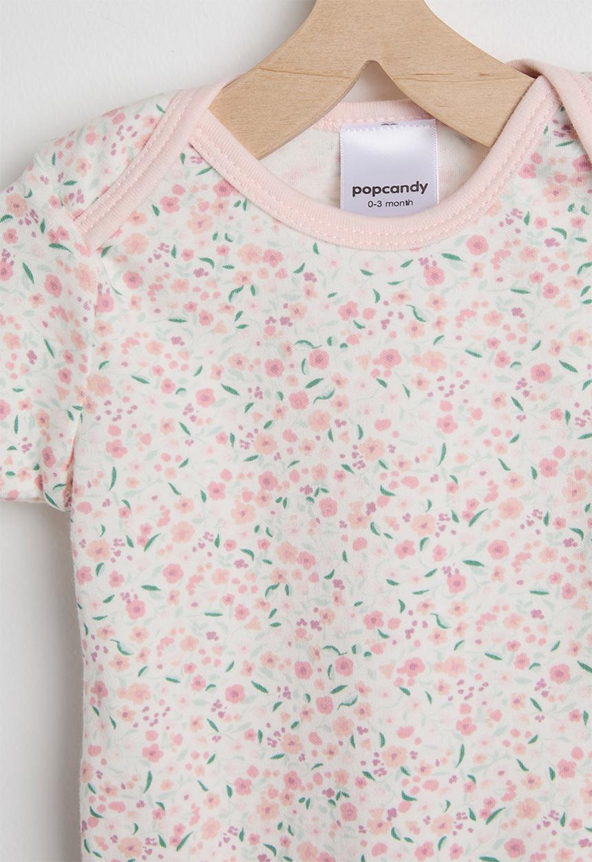 Pop Candy - Ditsy floral body vest & headband - aop/pink