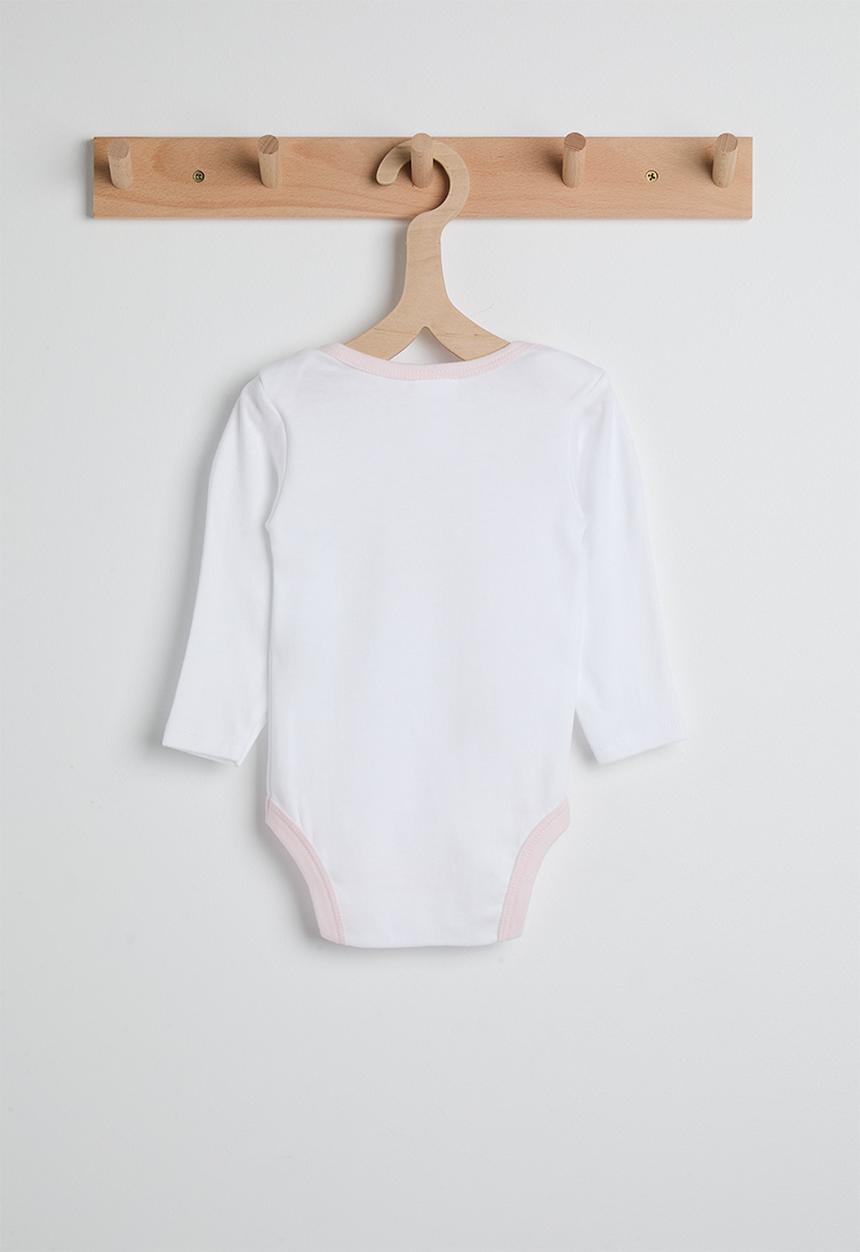 Pop Candy - Baby deer placement bodysuit - white/pink