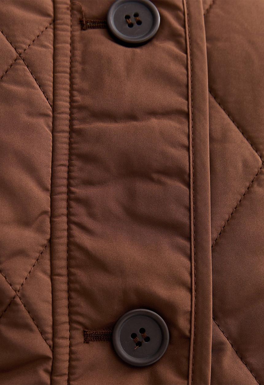 New Look - Quilted jacket - mid brown