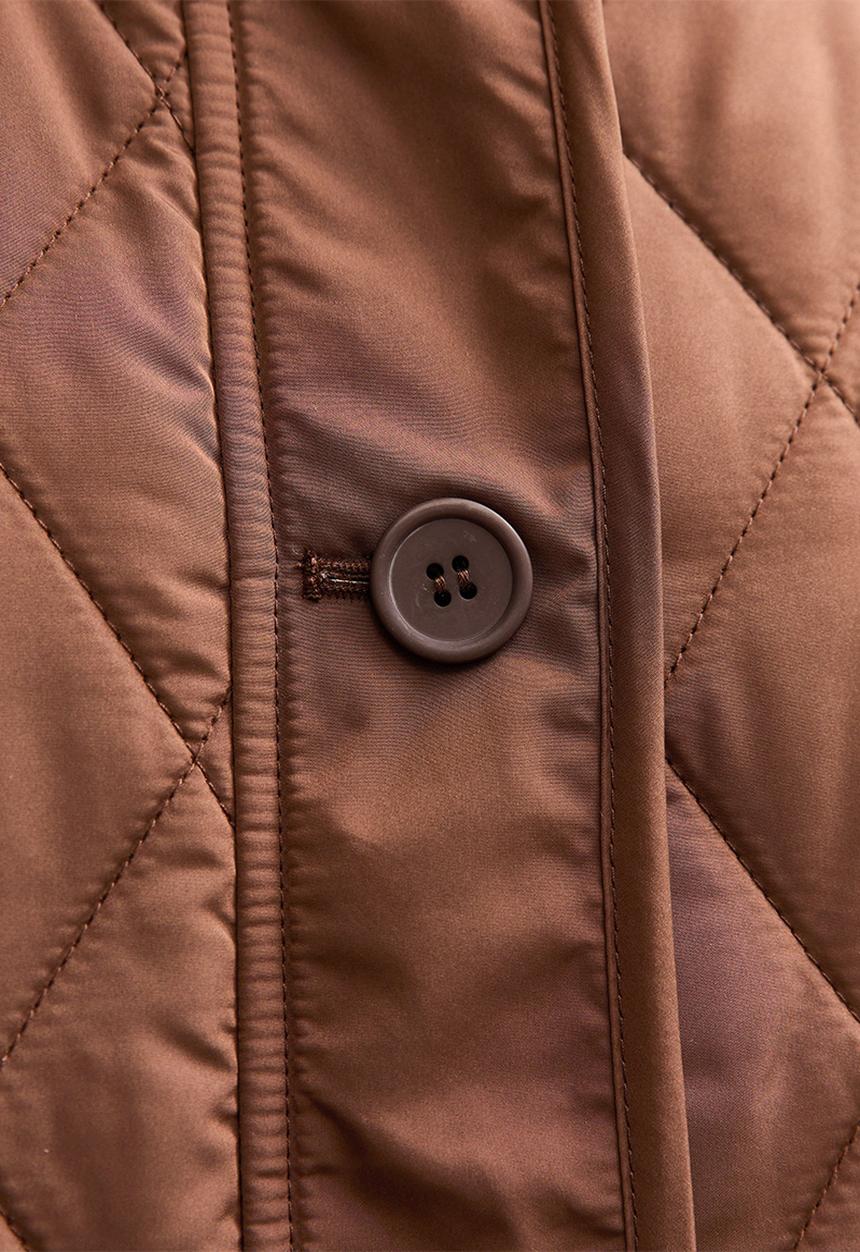 New Look - Quilted jacket - mid brown