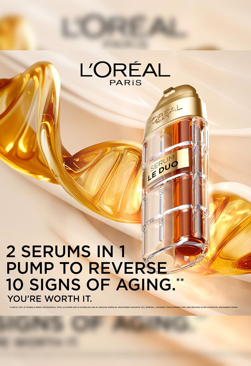 L'Oreal Paris - Age Perfect Le Duo Brightening & Anti-Aging Serum - 50ml