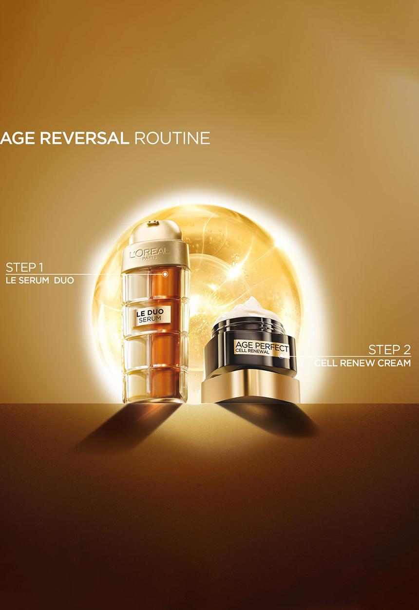 L'Oreal Paris - Age Perfect Le Duo Brightening & Anti-Aging Serum - 50ml
