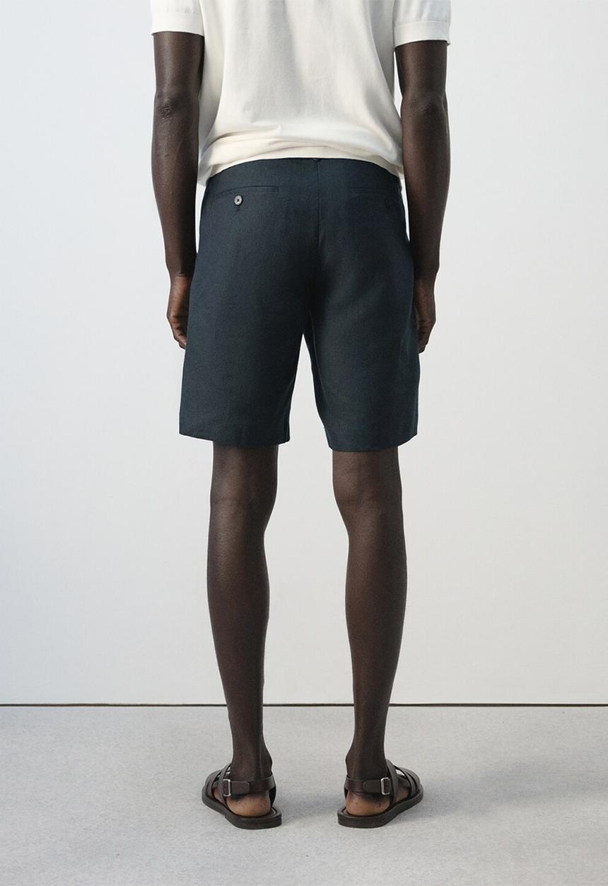 MANGO - Bermuda Shorts Carp - Navy