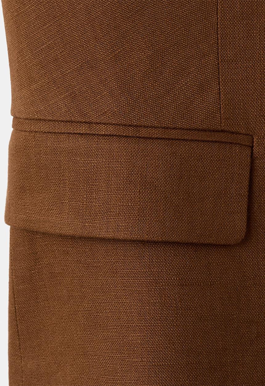 MANGO - Plus vest boreli - brown