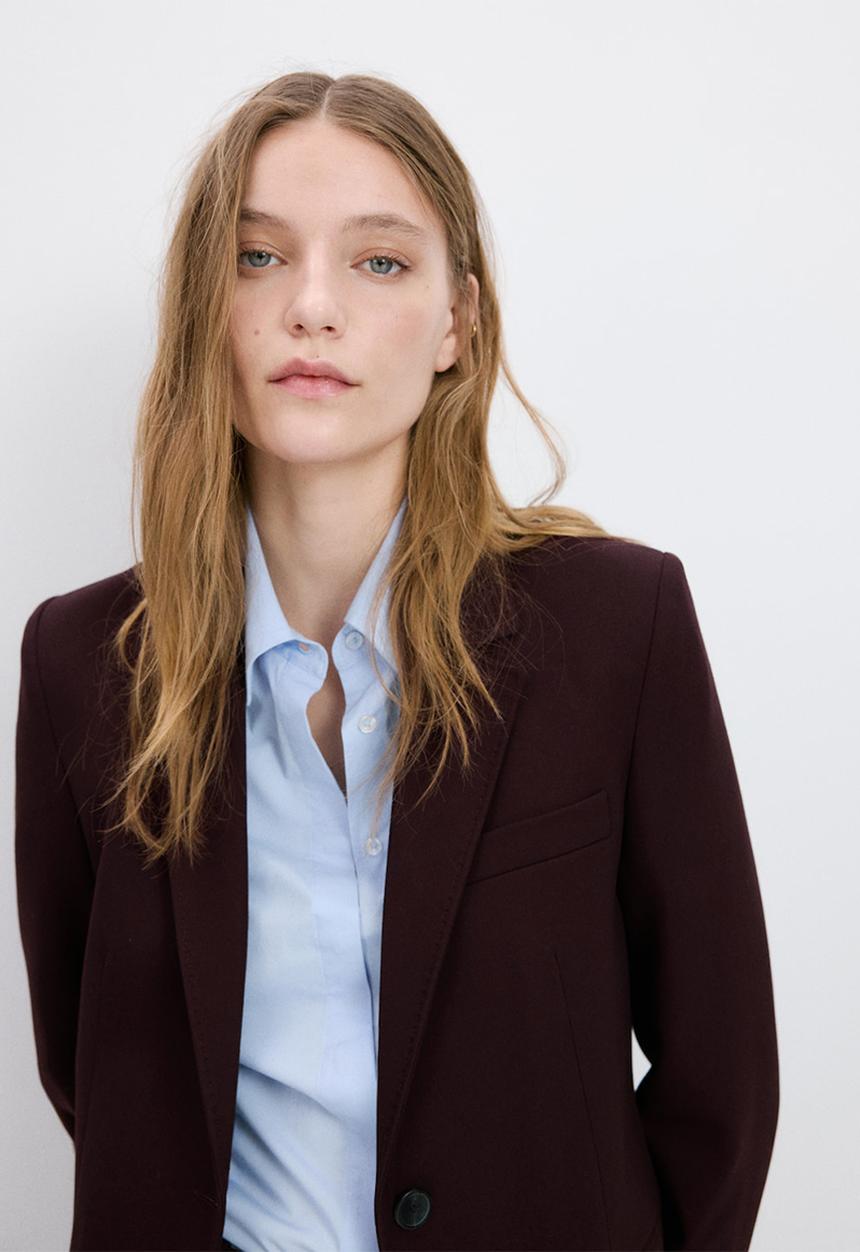 MANGO - Blazerbergen - dark red