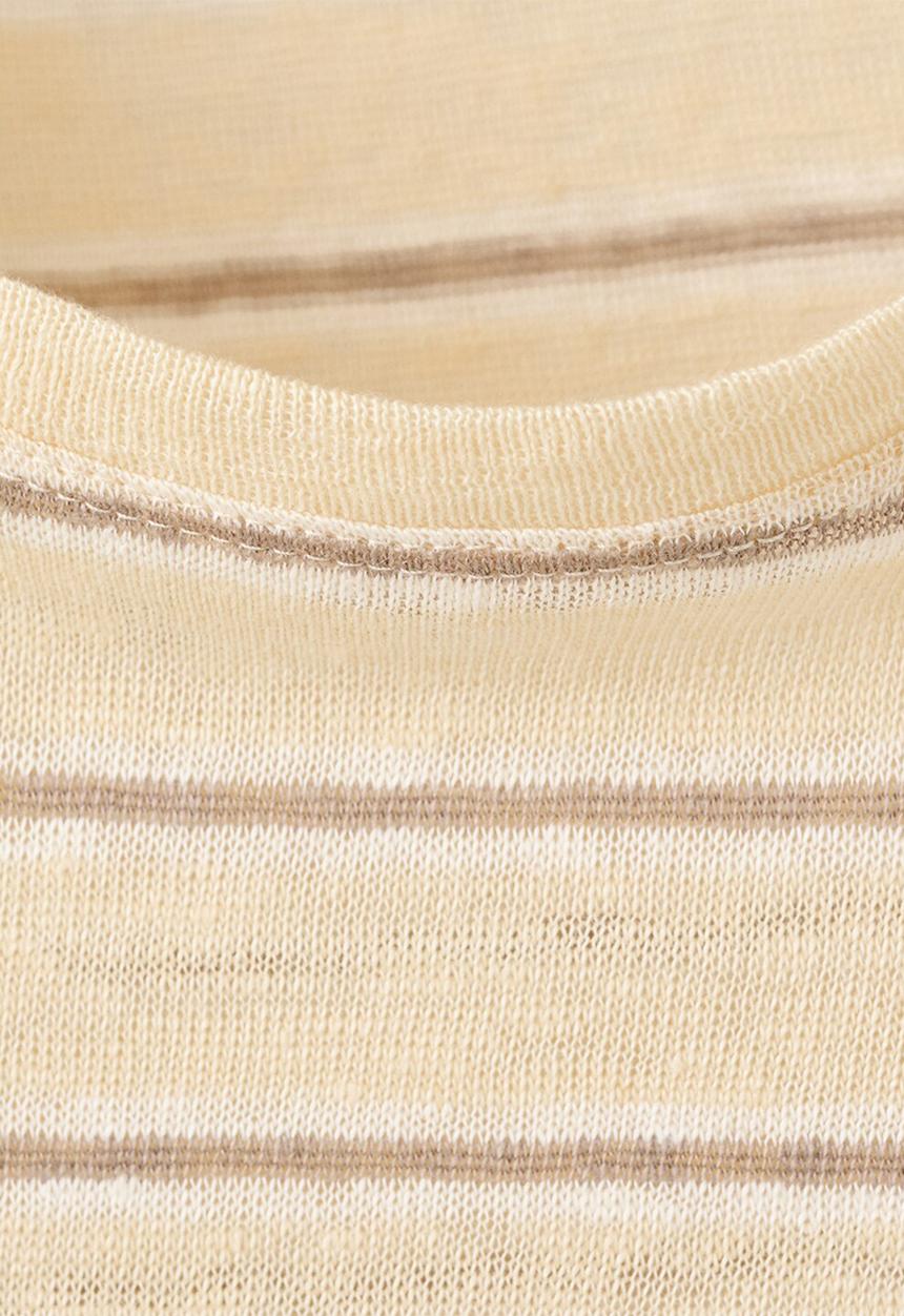 MANGO - T-shirt lina - yellow