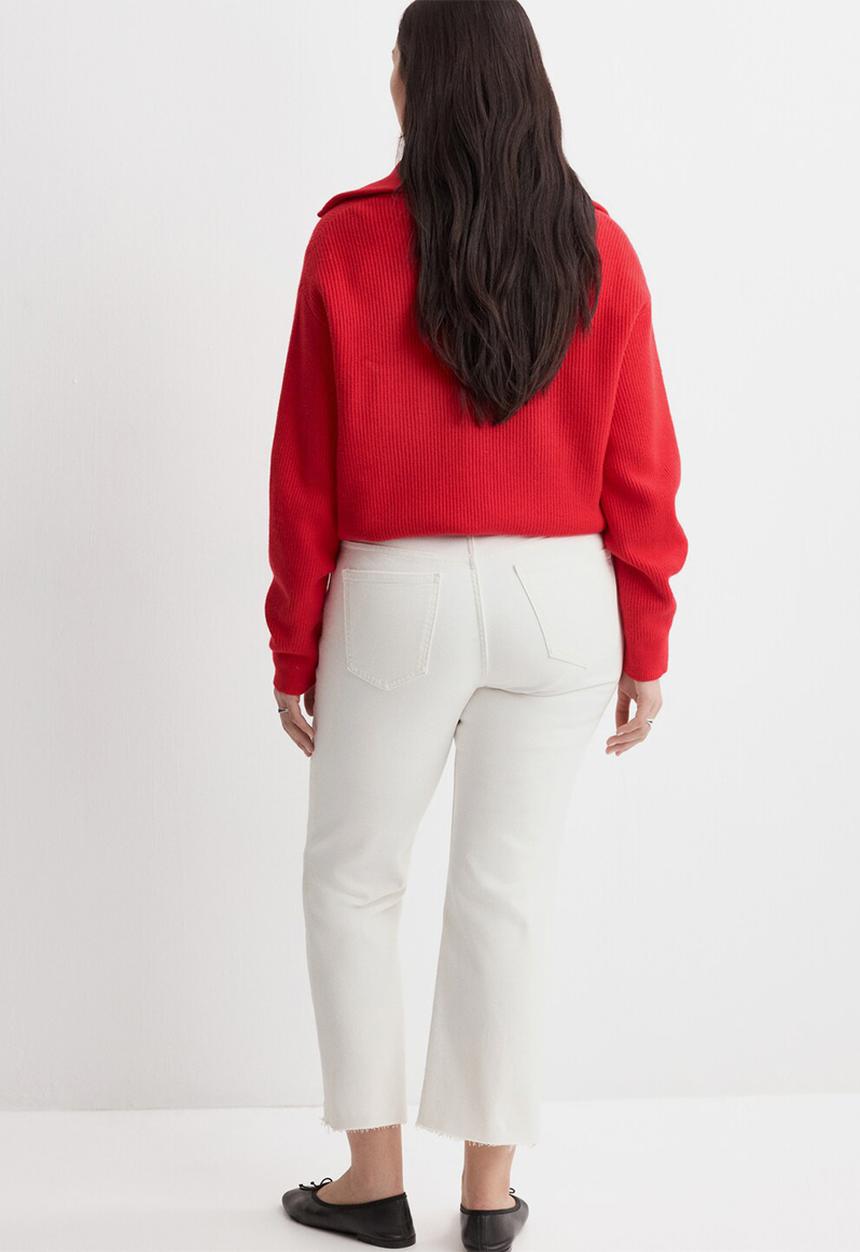 MANGO - Plus jeans sienna - white