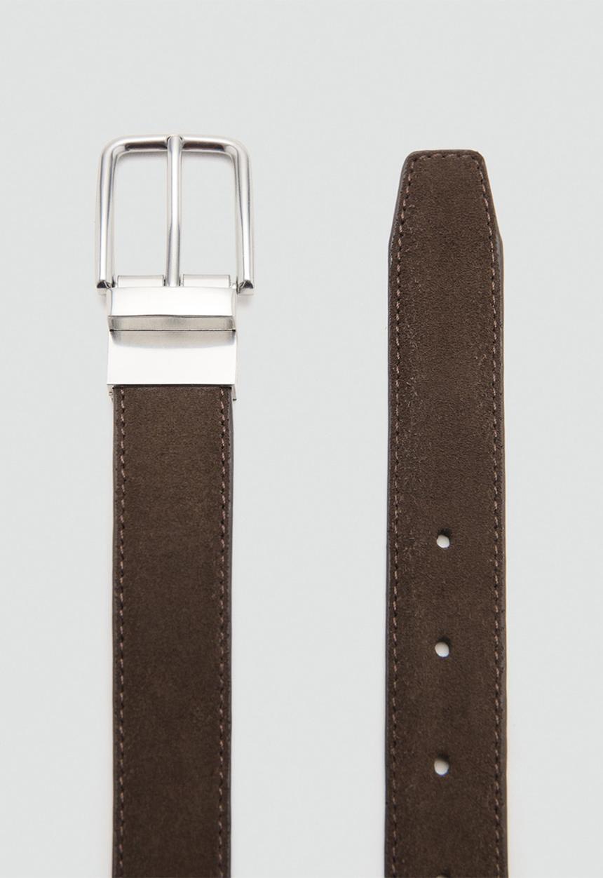 MANGO - Belt emili6 - brown