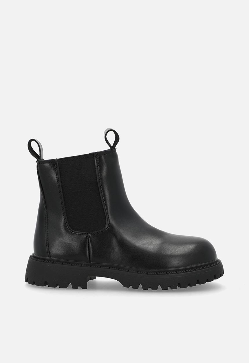 Pop Candy - Lug-sole chelsea boots - black