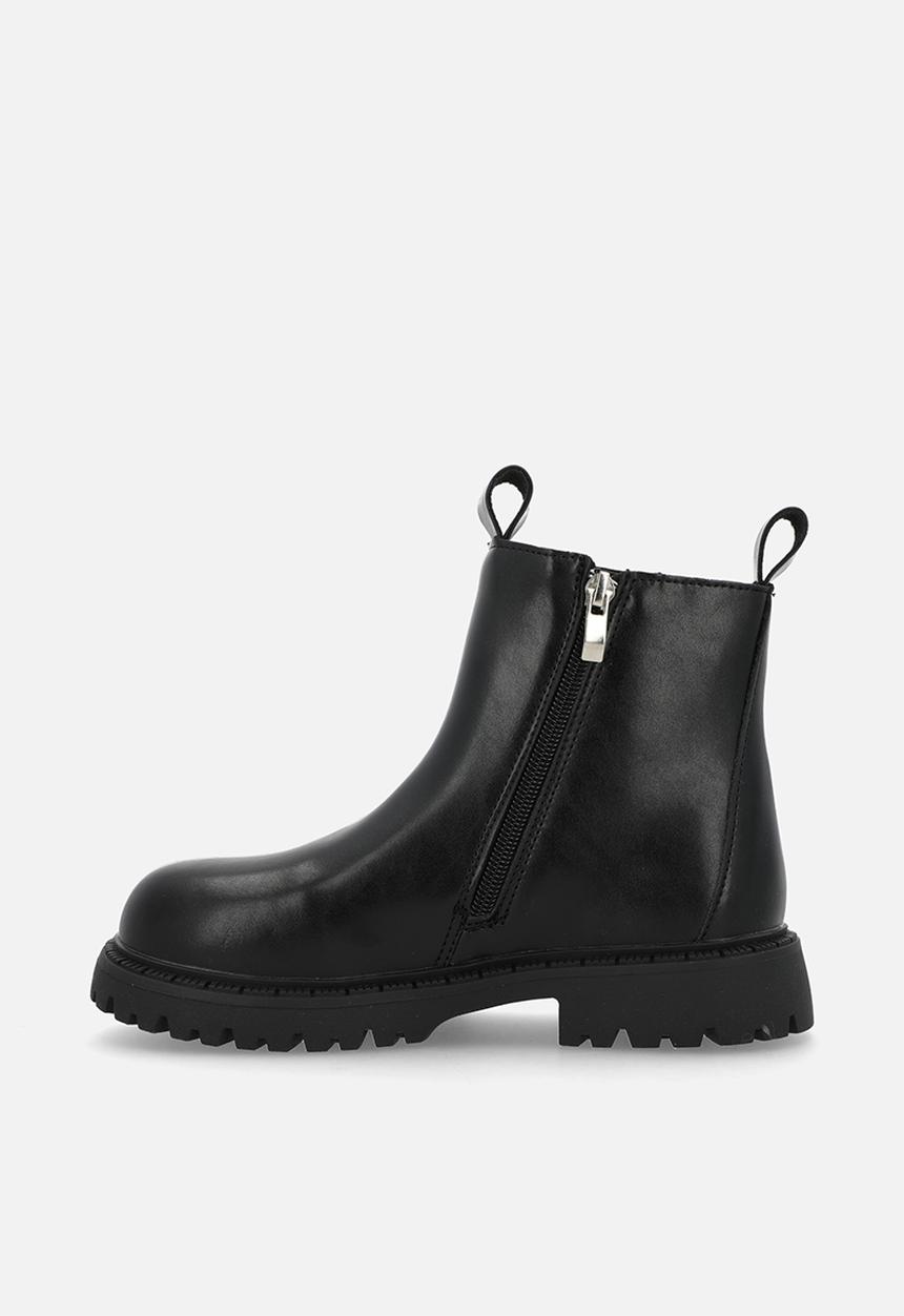 Pop Candy - Lug-sole chelsea boots - black