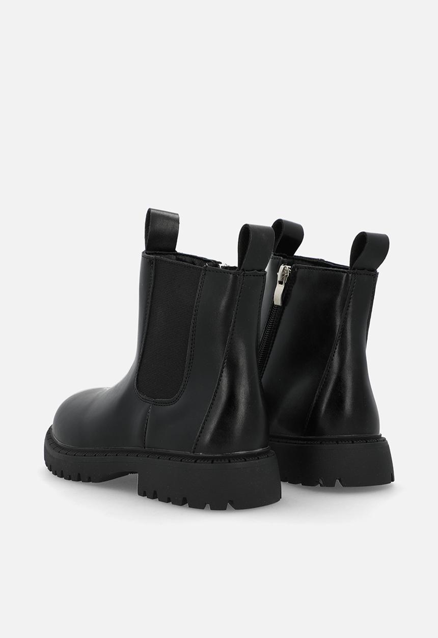 Pop Candy - Lug-sole chelsea boots - black