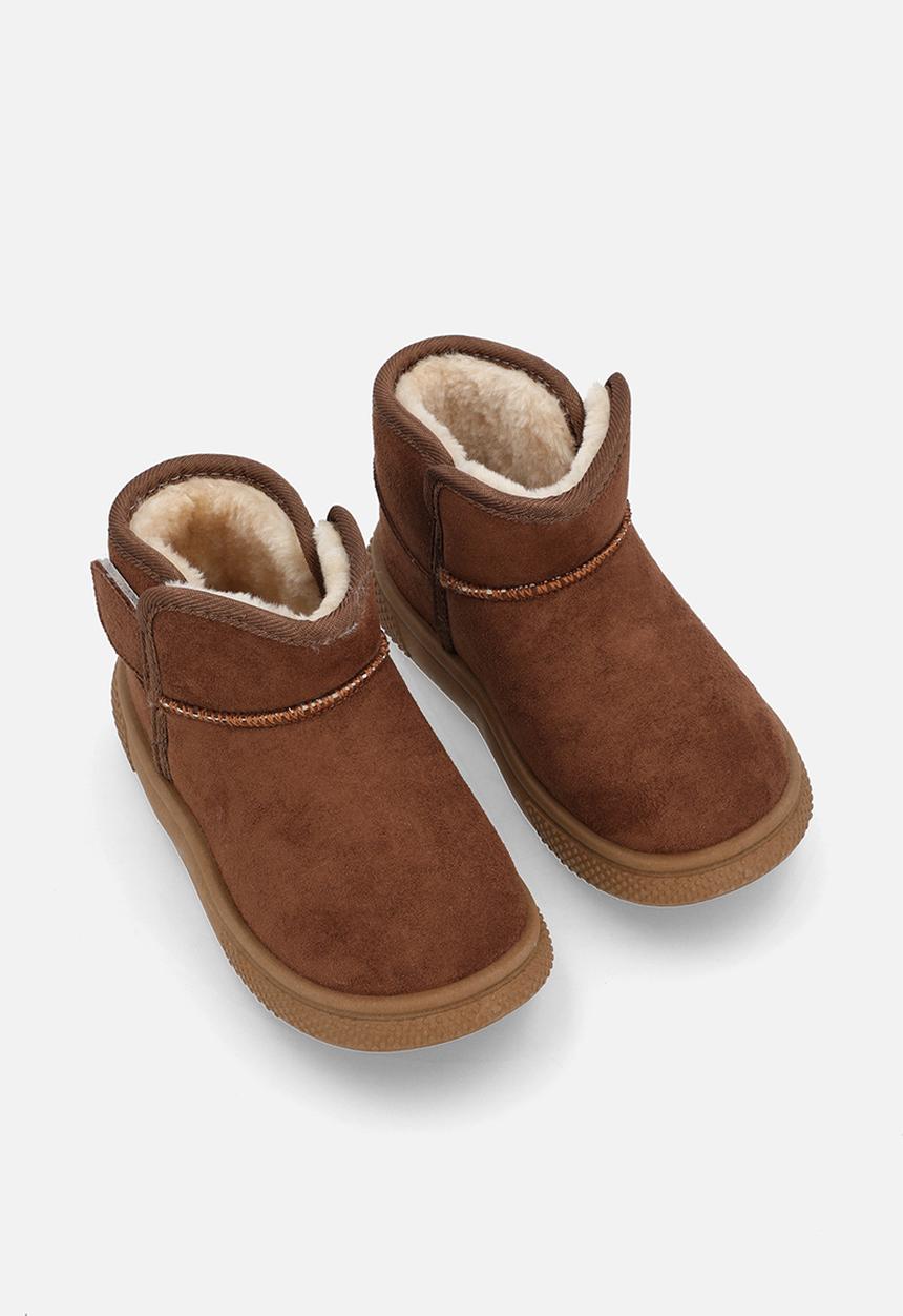 Pop Candy - Shearling lined slippers - brown