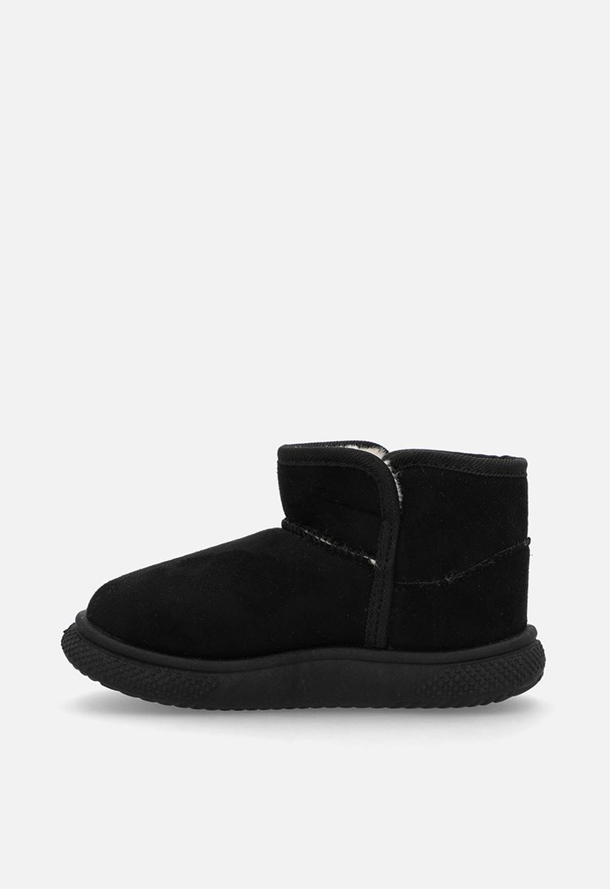 Pop Candy - Shearling lined slippers - black