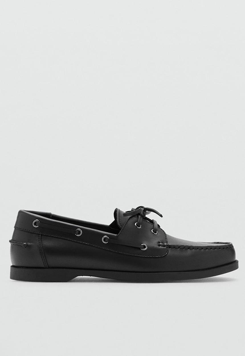 MANGO - Nautic loafer - black