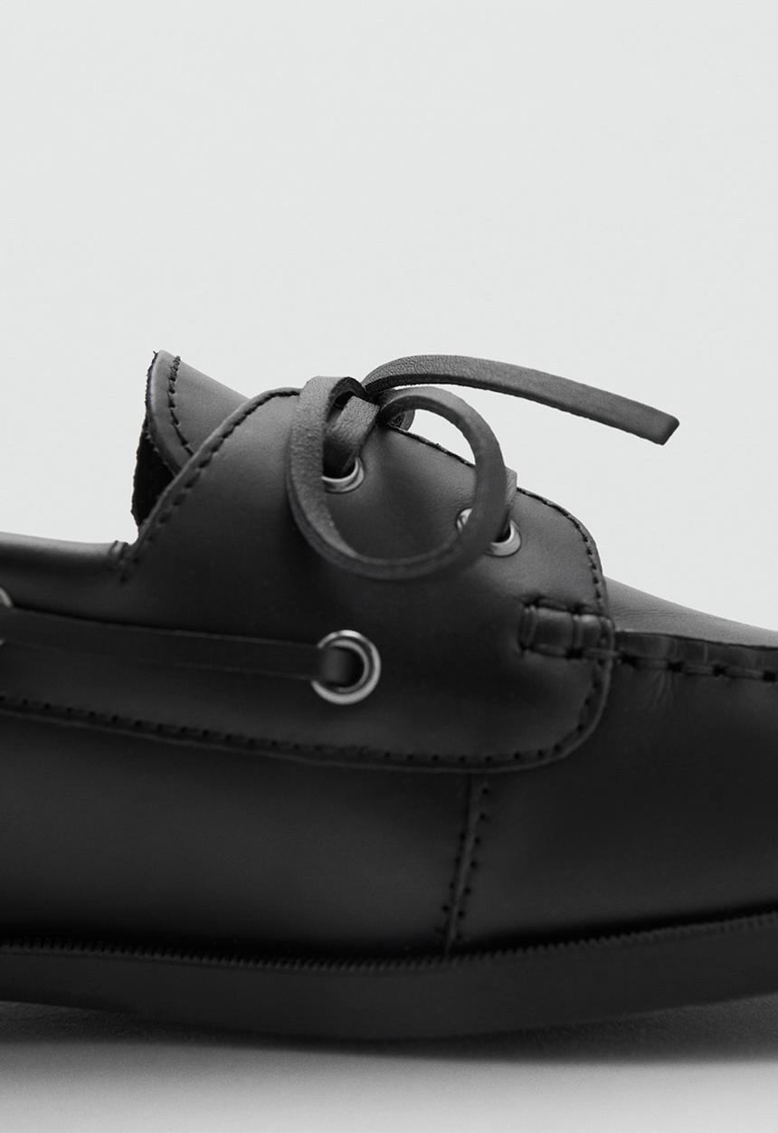 MANGO - Nautic loafer - black