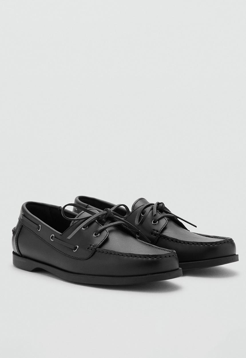 MANGO - Nautic loafer - black
