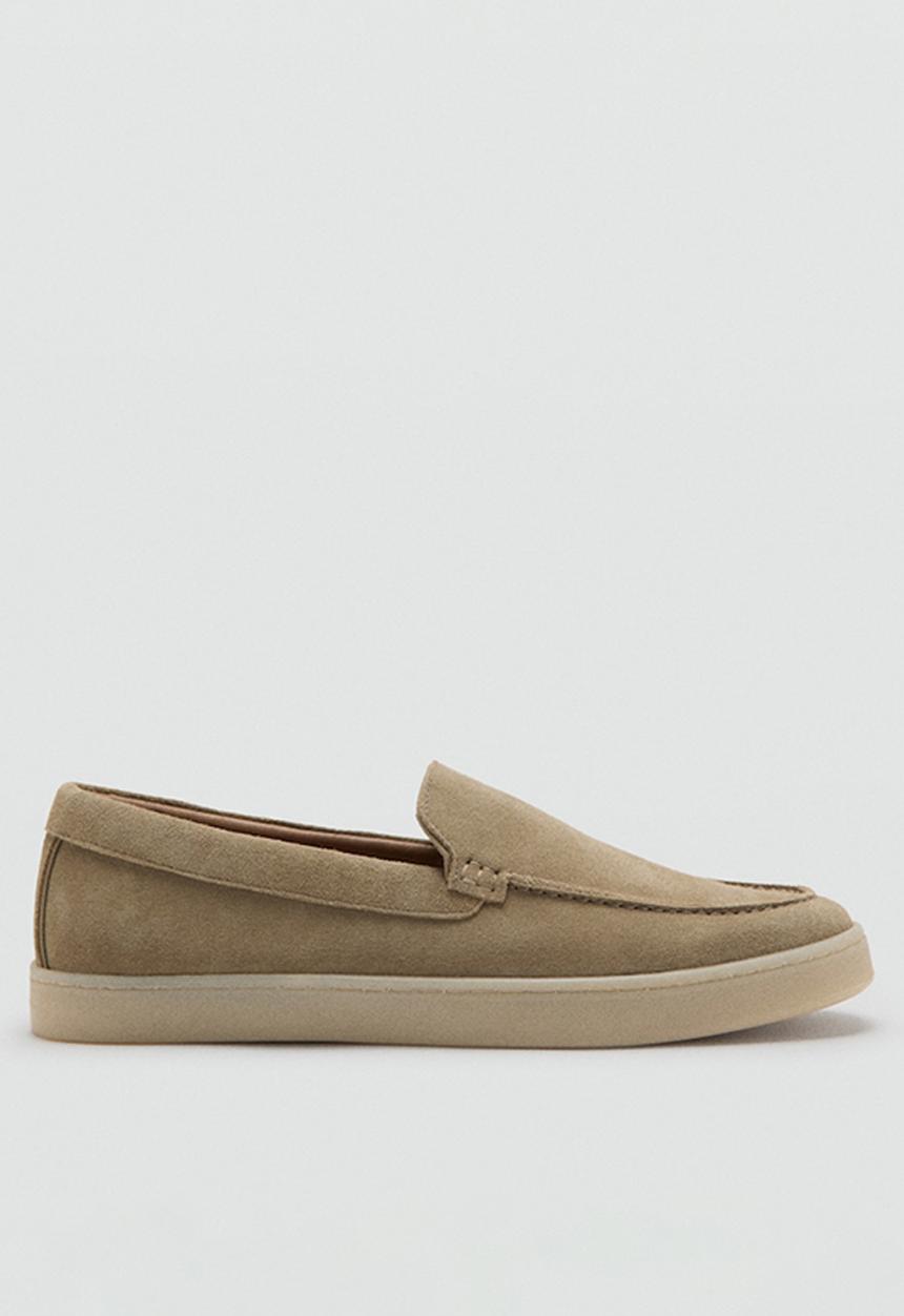 MANGO - Easy loafer - sand