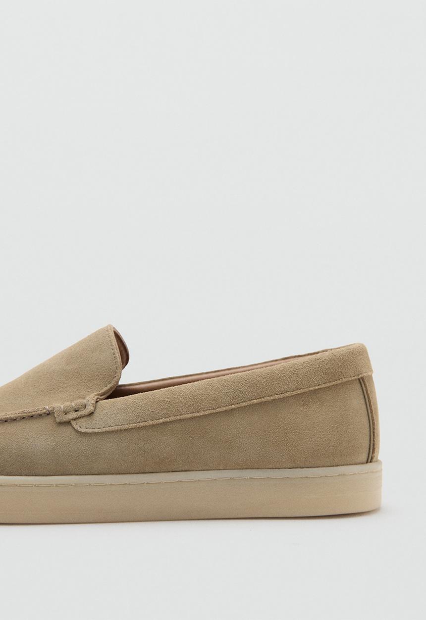 MANGO - Easy loafer - sand