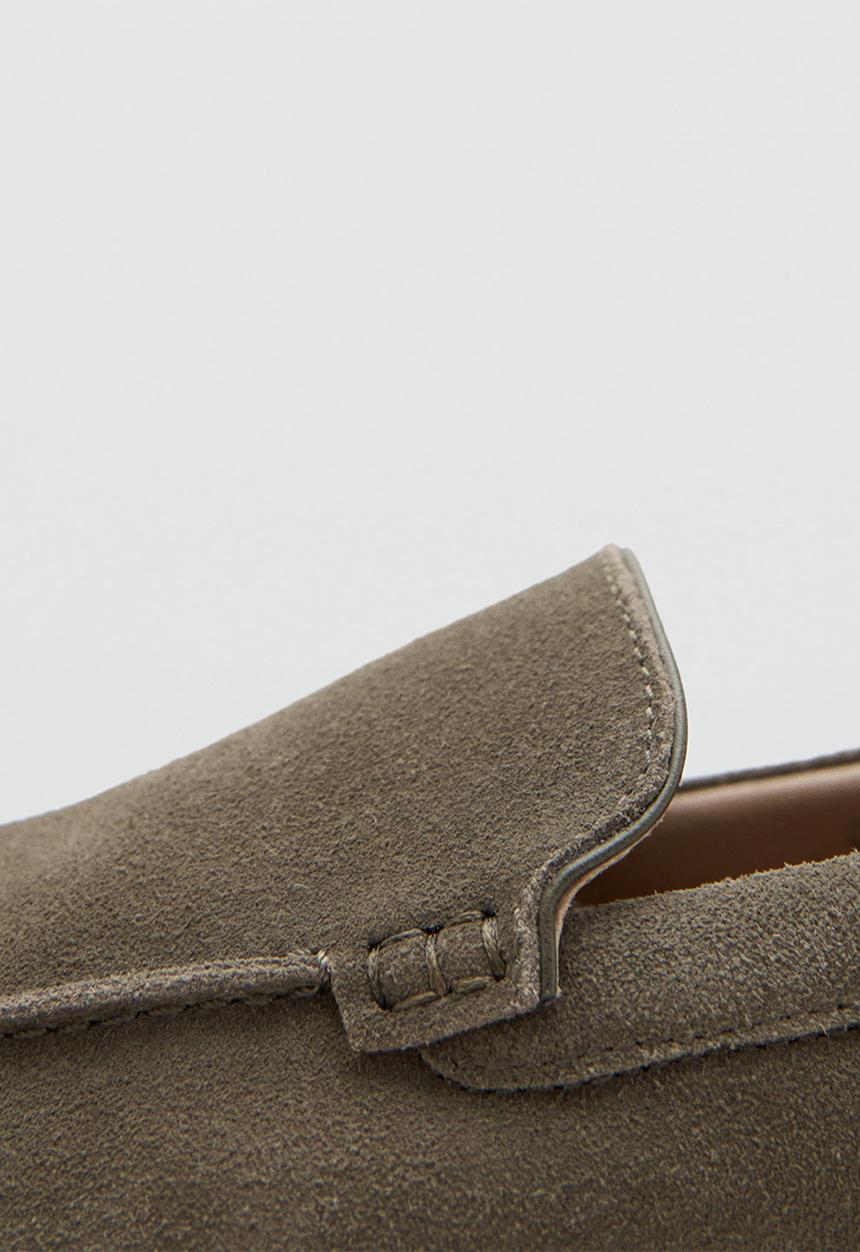MANGO - Easy loafer - khaki