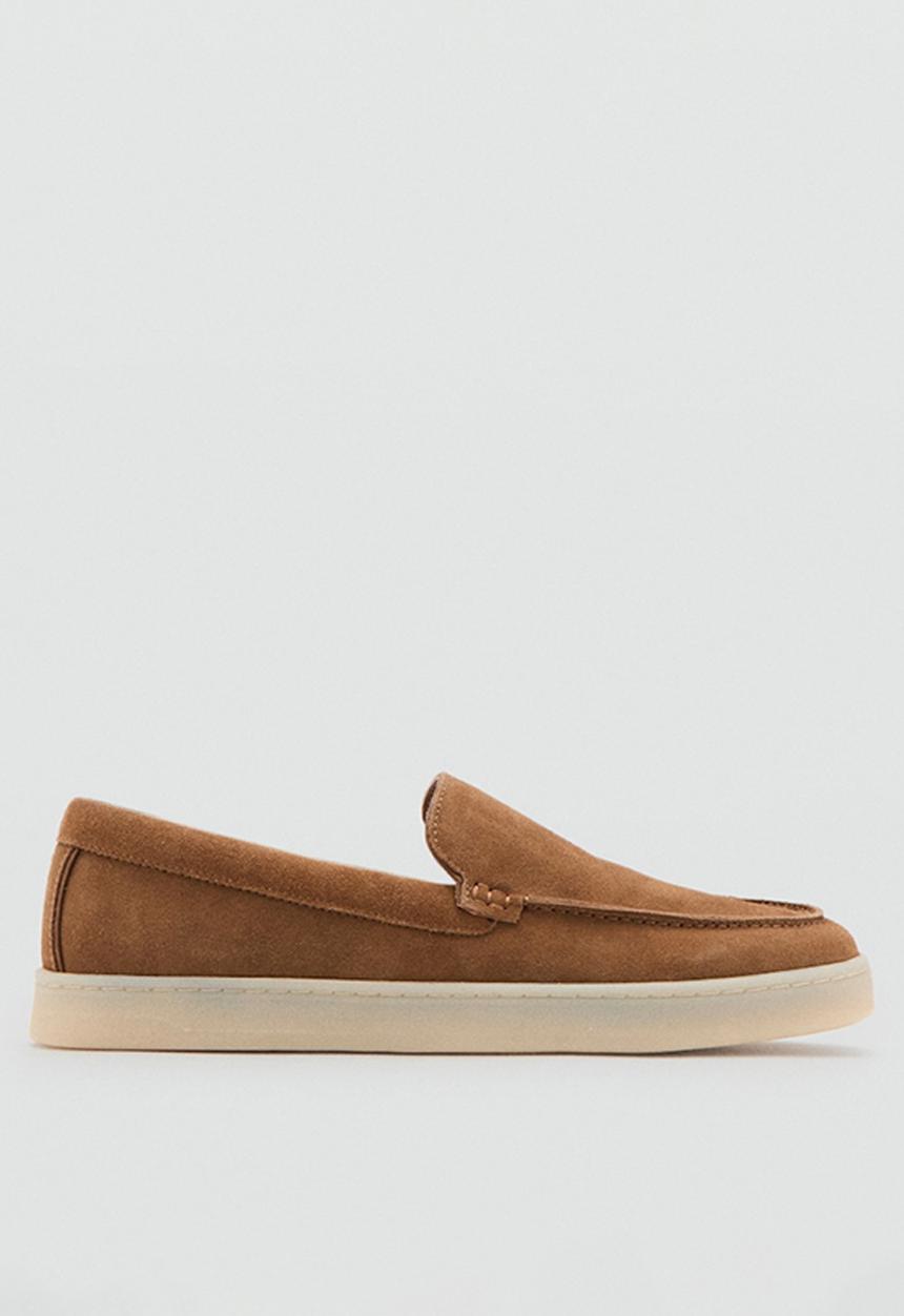MANGO - Easy loafer - dark brown