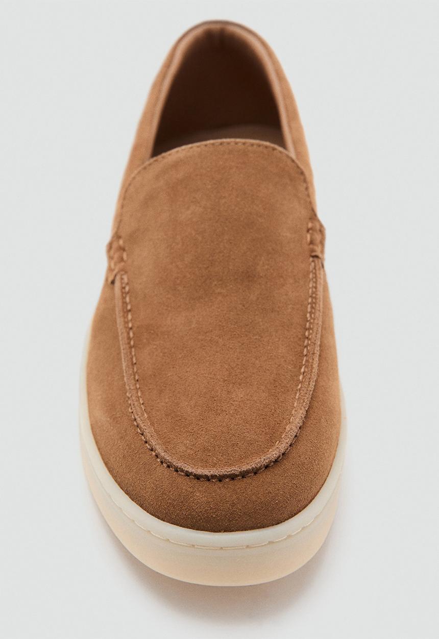 MANGO - Easy loafer - dark brown