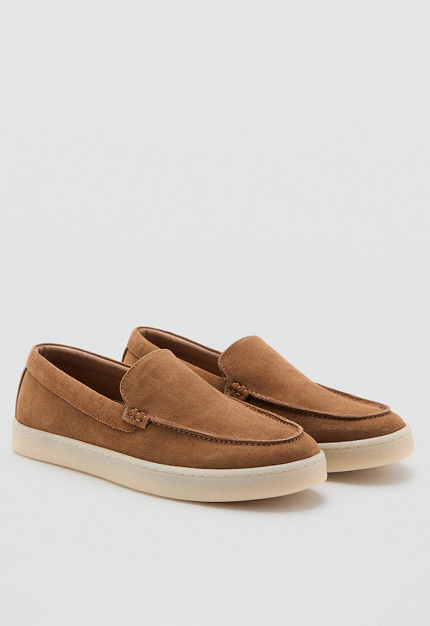 MANGO - Easy loafer - dark brown