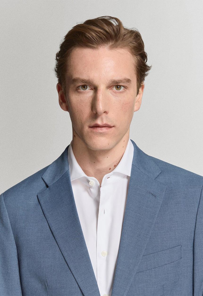 MANGO - Blazer Milan - Medium Blue
