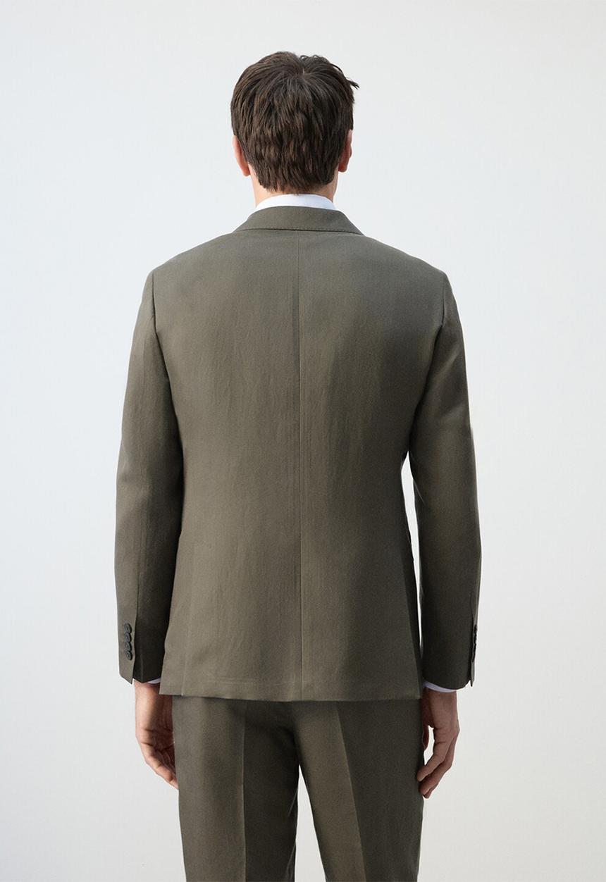 MANGO - Blazer Amalfi - Khaki