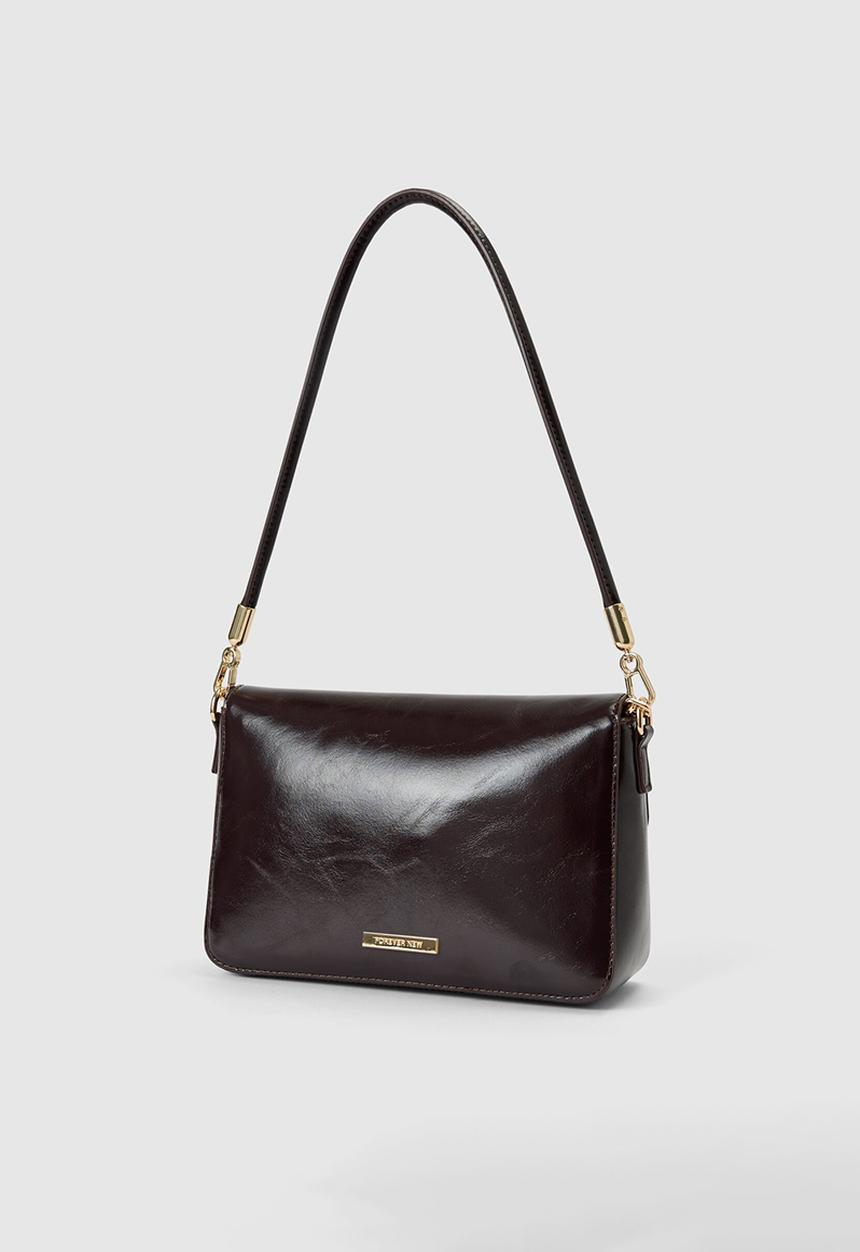 Forever New - Miranda chain shoulder bag in dark chocolate