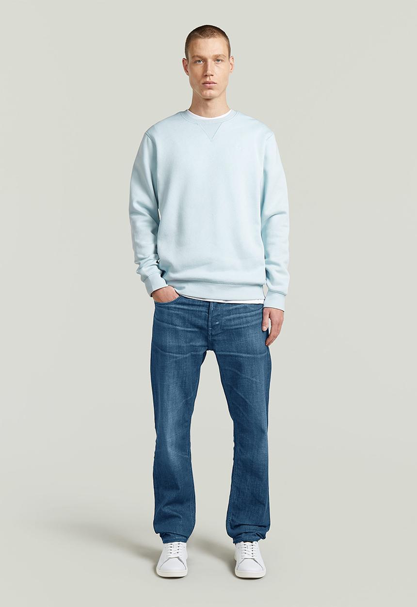 G-STAR - Premium Core R Sw L\S - Baby Blue