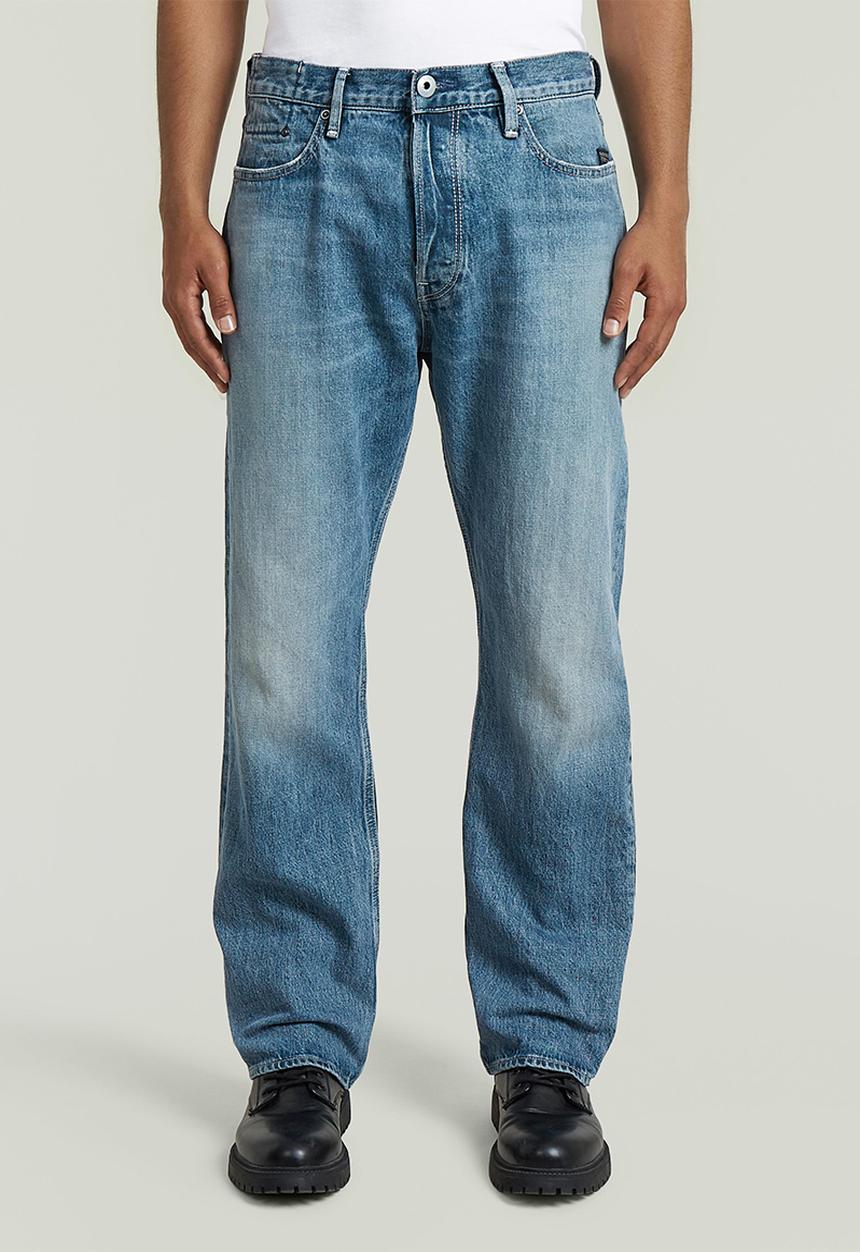 G-STAR - Dakota Regular Straight - Antique Faded Patina Blue
