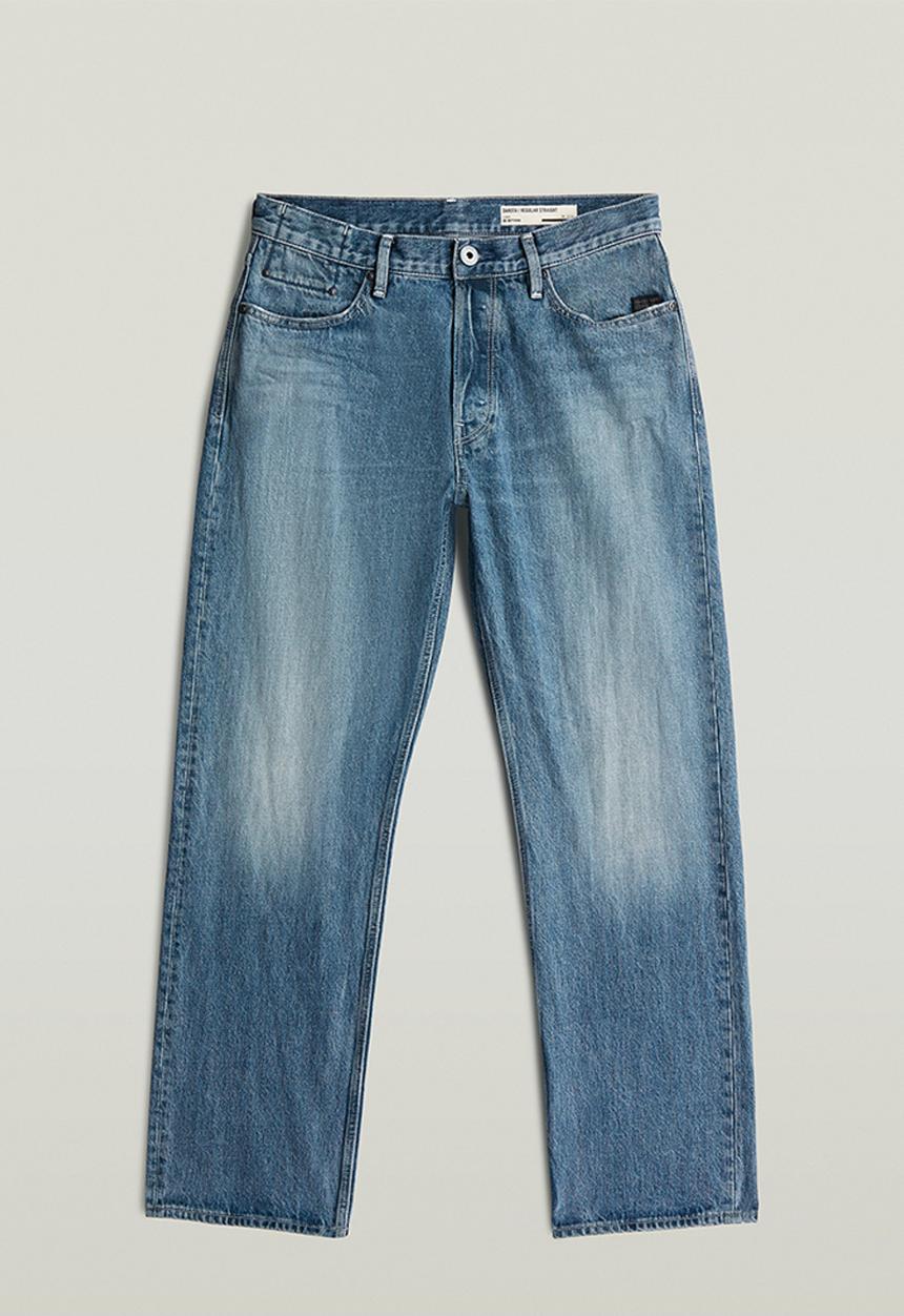 G-STAR - Dakota Regular Straight - Antique Faded Patina Blue