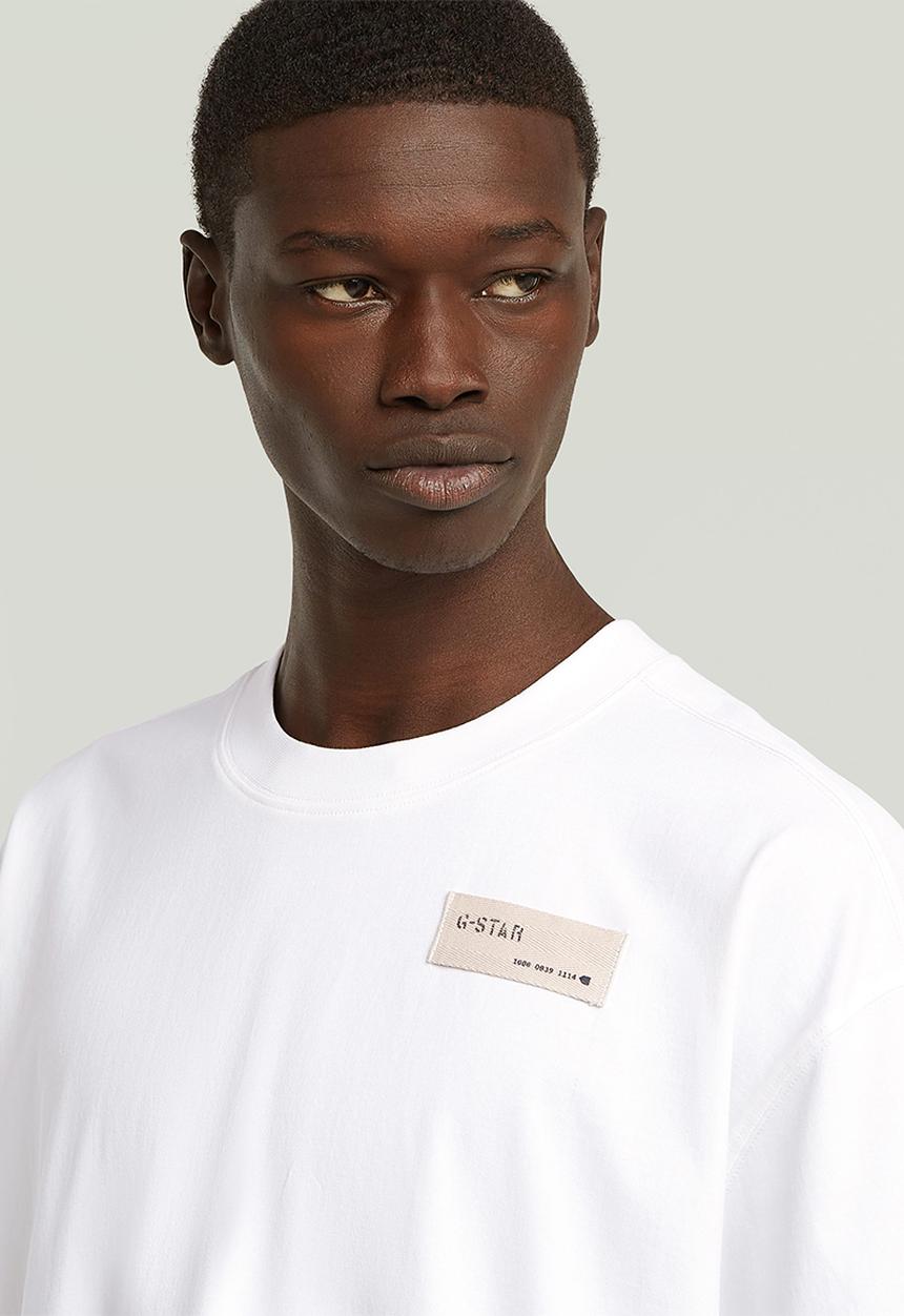 G-STAR - Hb Badge Relaxed R T - White