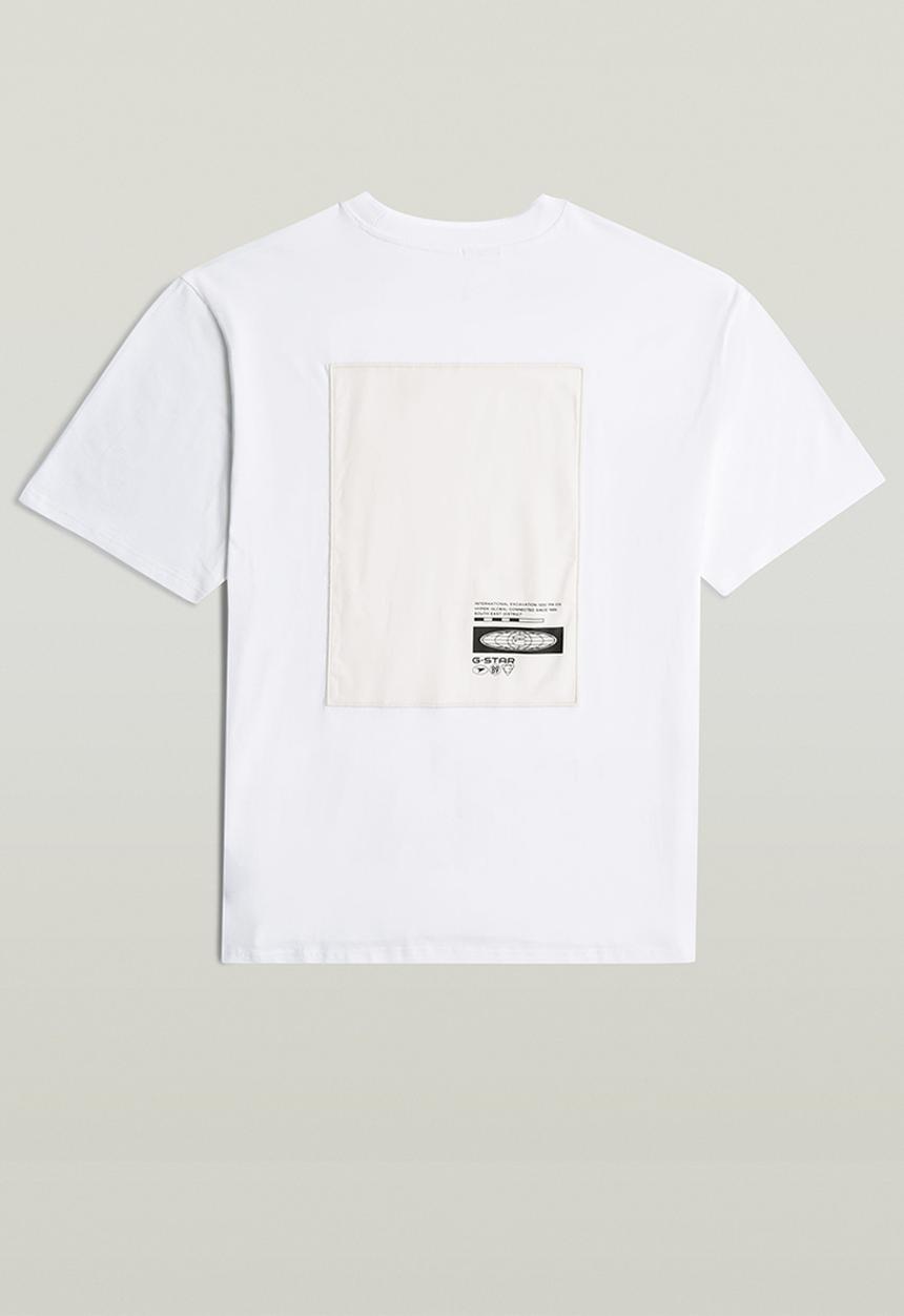 G-STAR - Back Applique Relaxed R T - White