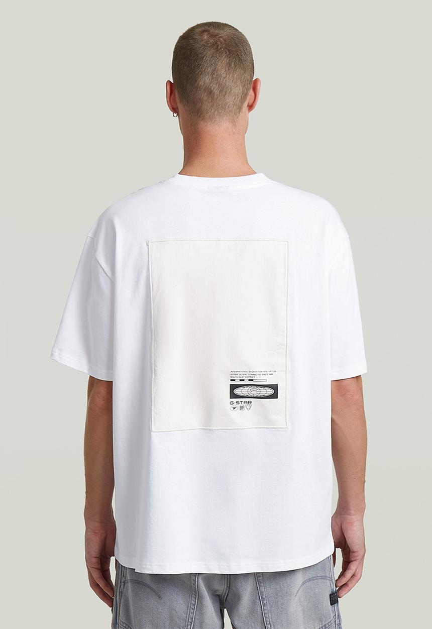 G-STAR - Back Applique Relaxed R T - White