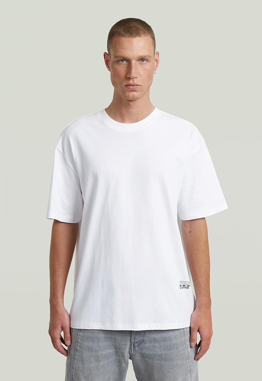 G-STAR - Back Applique Relaxed R T - White
