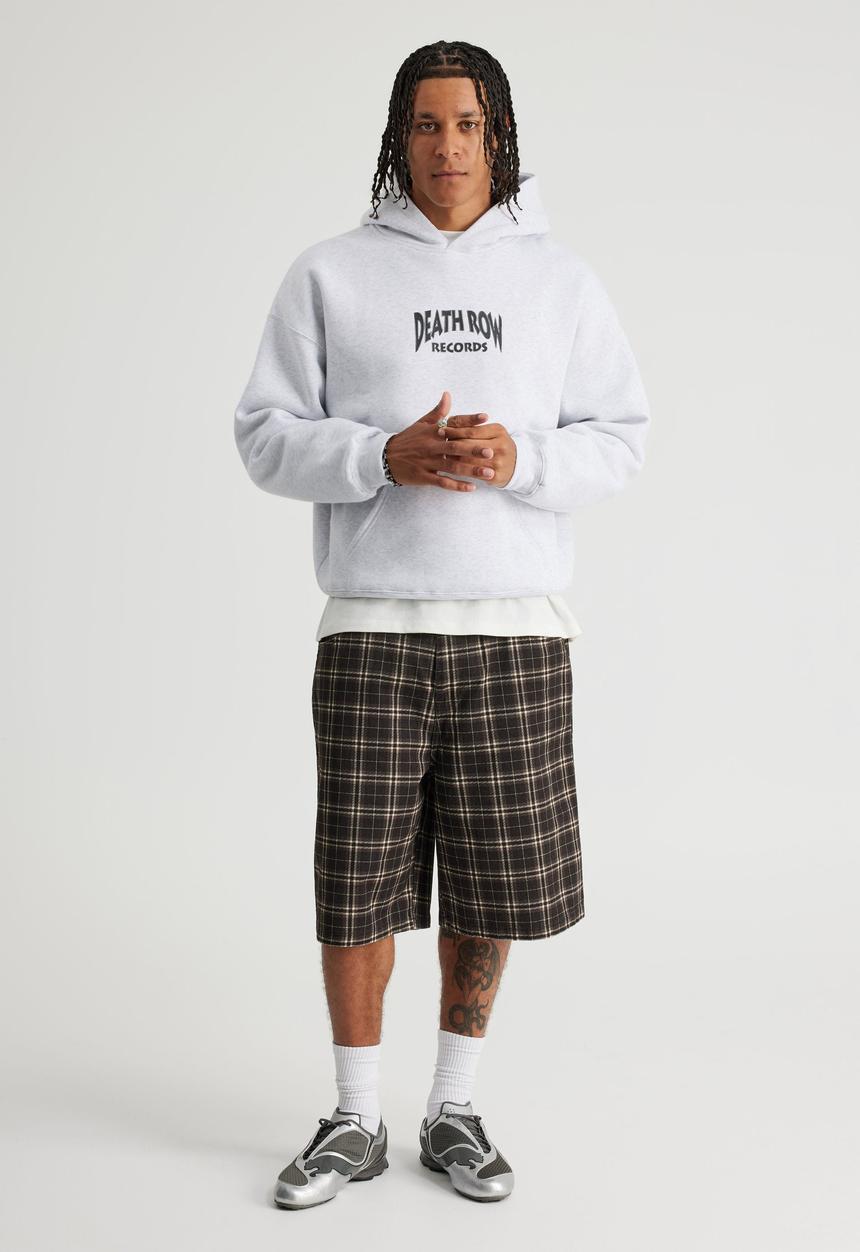 Factorie - Music Merch Hoodie - Lcn Bra Silver Marle/Death Row Records