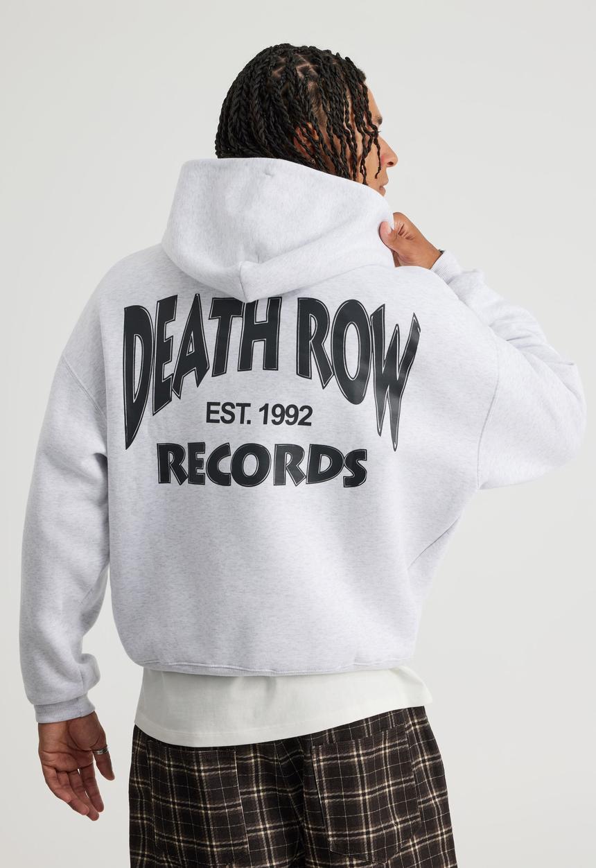 Factorie - Music Merch Hoodie - Lcn Bra Silver Marle/Death Row Records