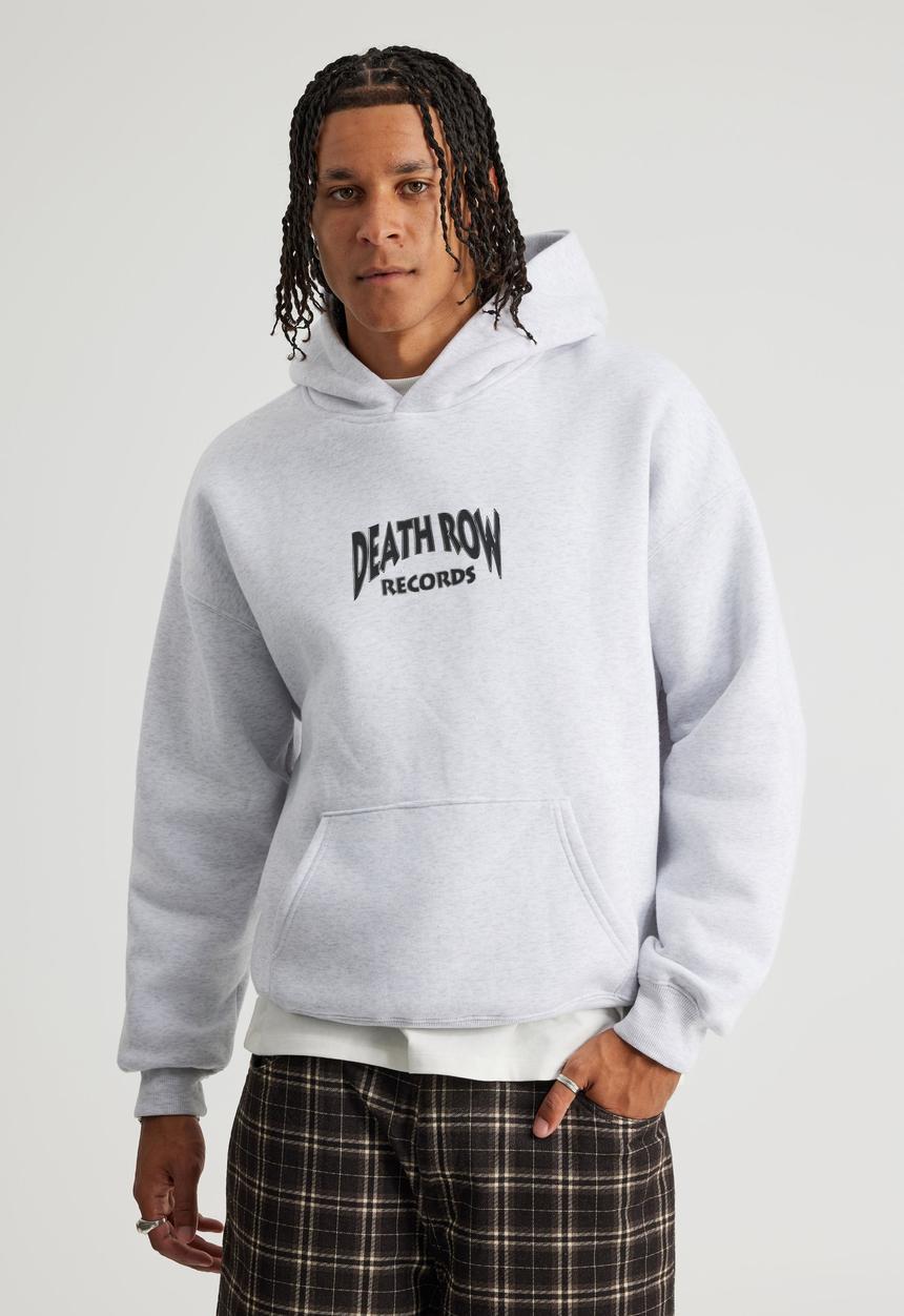 Factorie - Music Merch Hoodie - Lcn Bra Silver Marle/Death Row Records