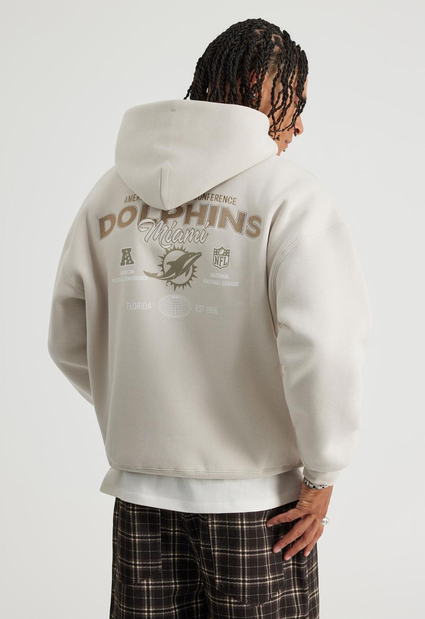 Factorie - Nfl Hoodie - Lcn Nfl Pebble/Dolphins Classic