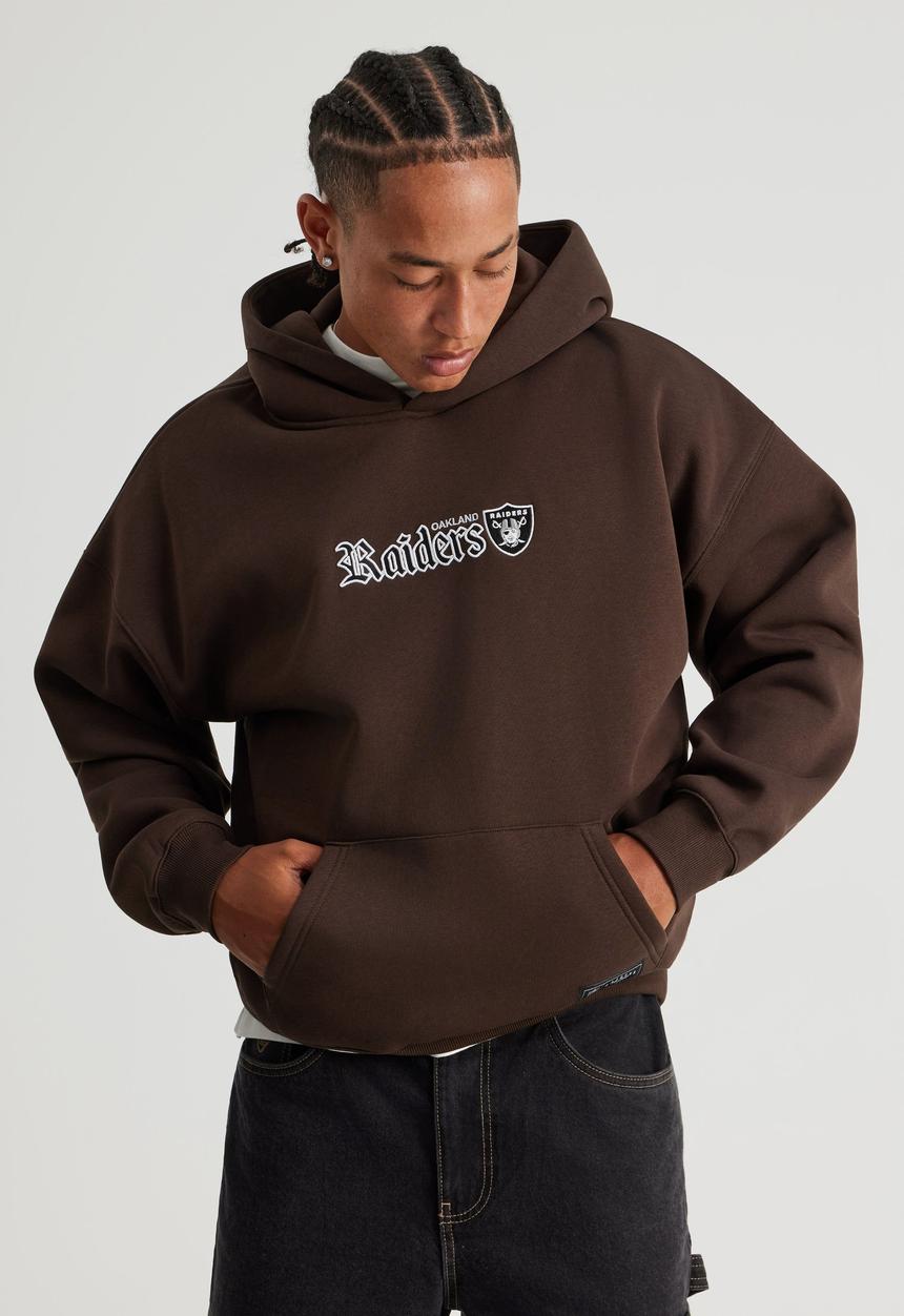 Factorie - Nfl Hoodie - Lcn Nflwalnut/Raiders Front