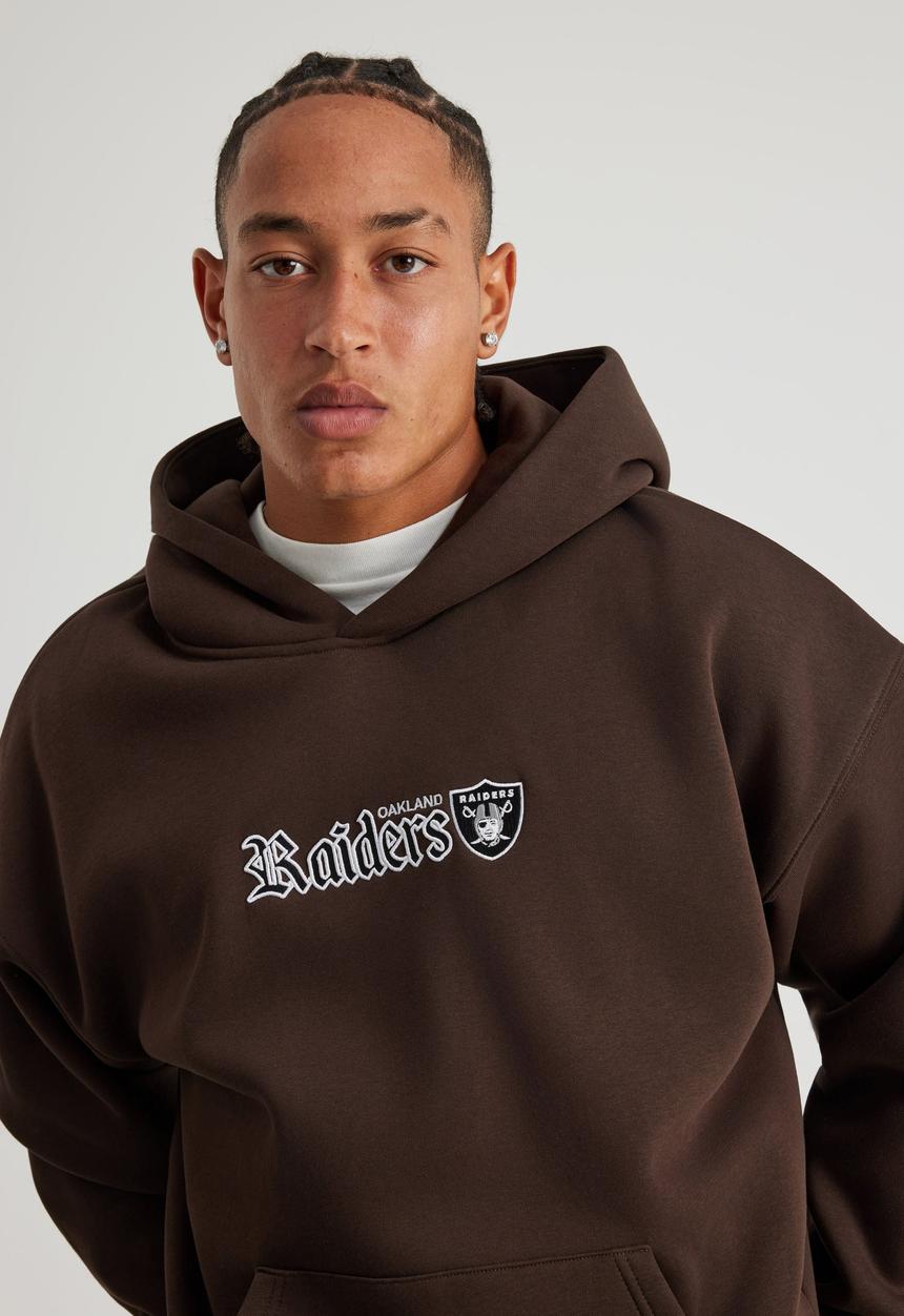 Factorie - Nfl Hoodie - Lcn Nflwalnut/Raiders Front