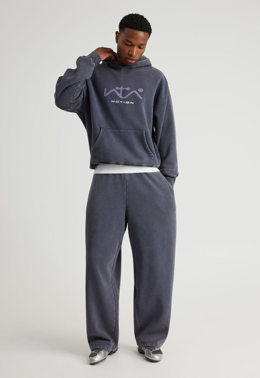 Factorie - Notion Hoodie - Ntn Washed Navy Blazer/Schematics