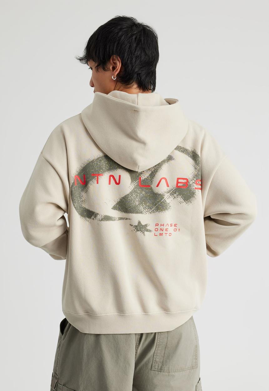 Factorie - Notion Hoodie - Ntn Washed Pebble /Nihilism