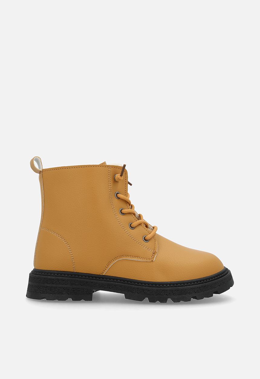 Pop Candy - Lace-up boots - tan brown