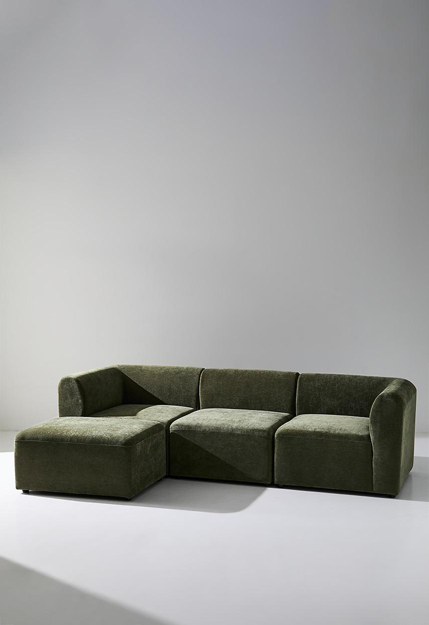 Sixth Floor - Hudson Single Seater Modular - Green