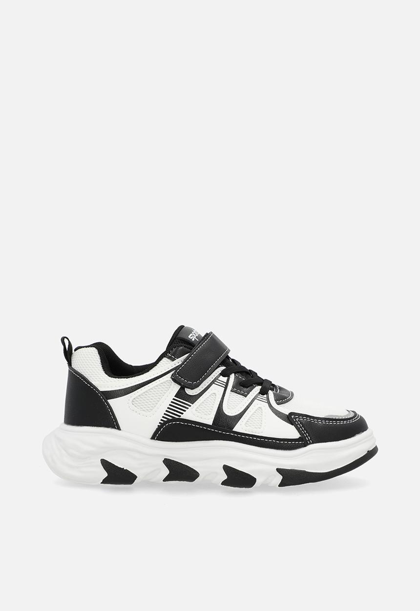 Pop Candy - Low tops with adjustable fasteners - black