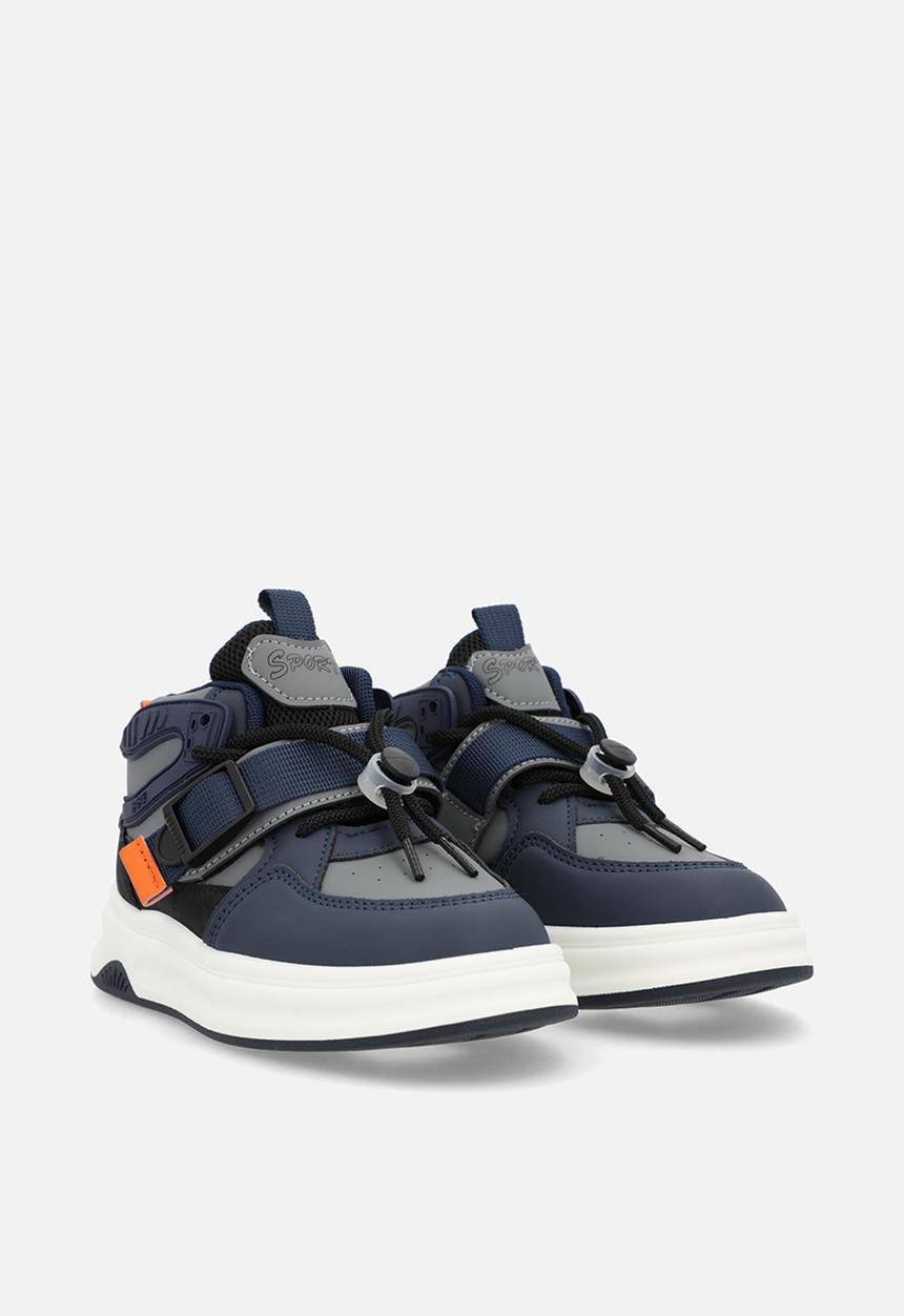 Pop Candy - High top sneakers - navy/grey